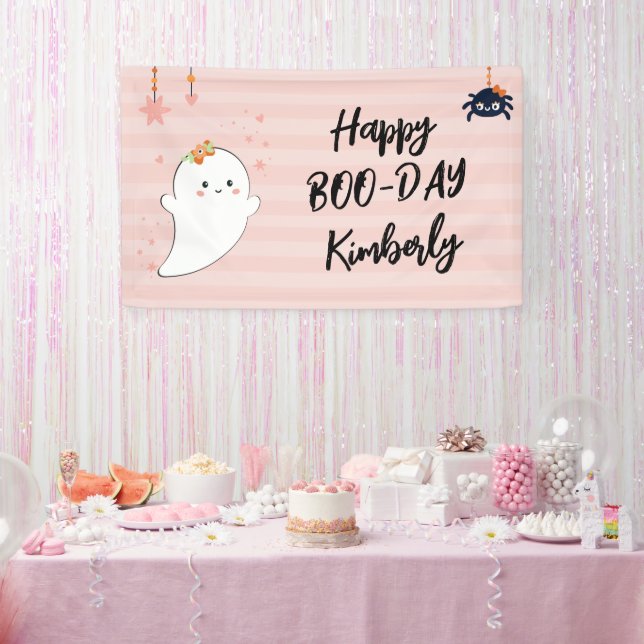 Happy Booday Halloween Geburtstag Banner (Party)