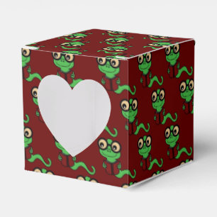 Happy Bookworm Red Geschenkschachtel