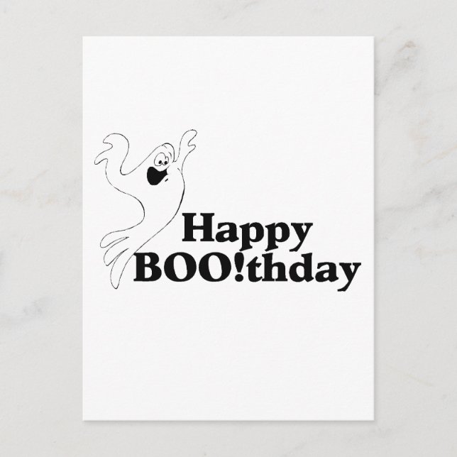 Happy Boothday Postkarte (Vorderseite)