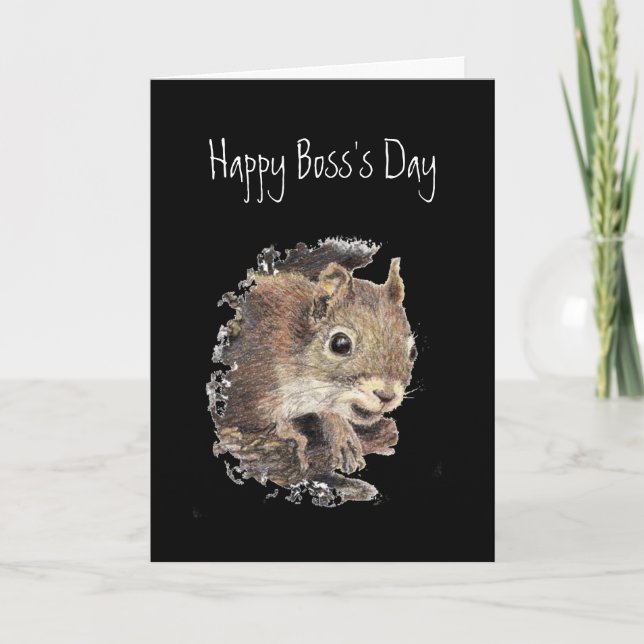 Happy Boss Day, nur gesund in Nutho Karte (Vorderseite)