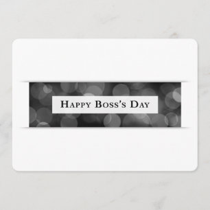 Happy Boss's Day (Bokeh) Einladung