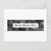 Happy Boss's Day (Bokeh)