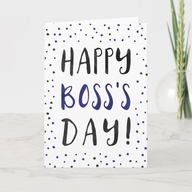 Happy Boss's Day Dankeskarte (Vorderseite)