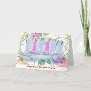 Happy Boss's Day mit uns allen Karte