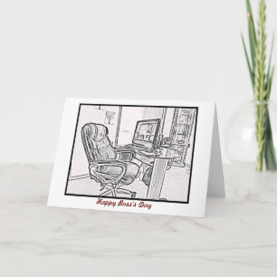 Happy Boss's Day von Mitarbeitern mit benutzerdefi Karte