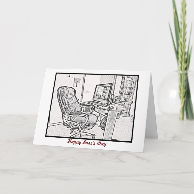 Happy Boss's Day von Mitarbeitern mit benutzerdefi Karte (Vorderseite)