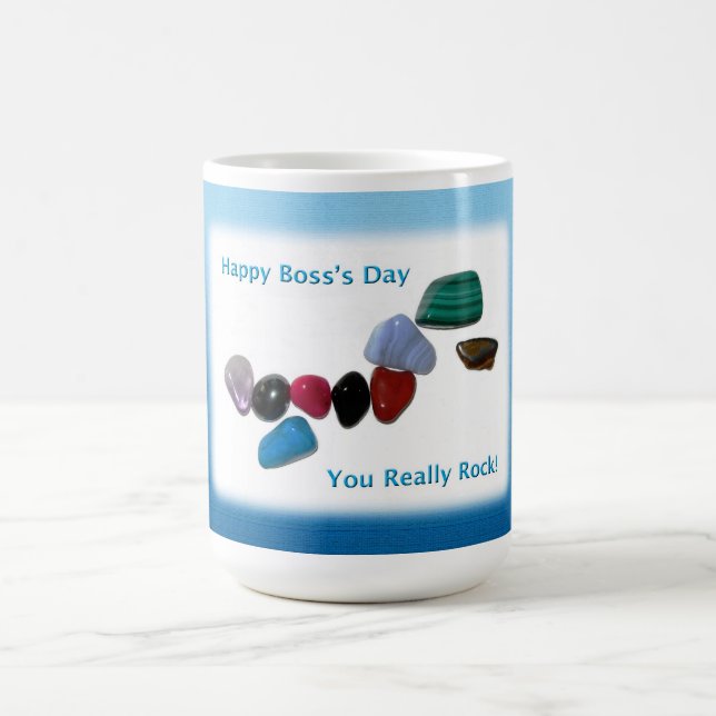 Happy Boss's Day You Really Rock Tasse (Mittel)