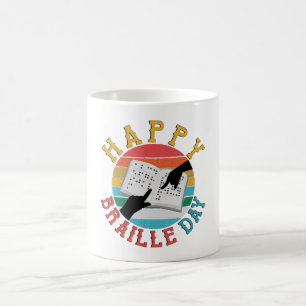 Happy Braille Day Kaffeetasse
