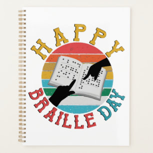 Happy Braille Day Planer