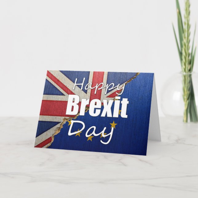Happy Brexit Day Card Karte (Vorderseite)
