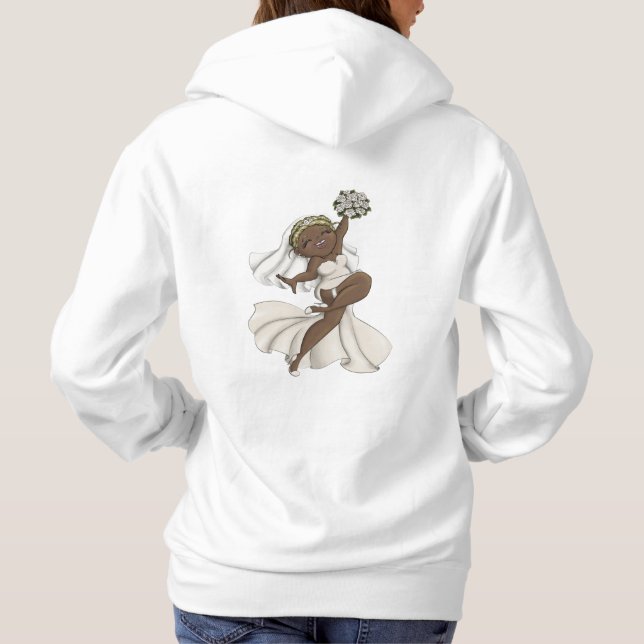 Happy Bride 02 Hoodie (Rückseite)