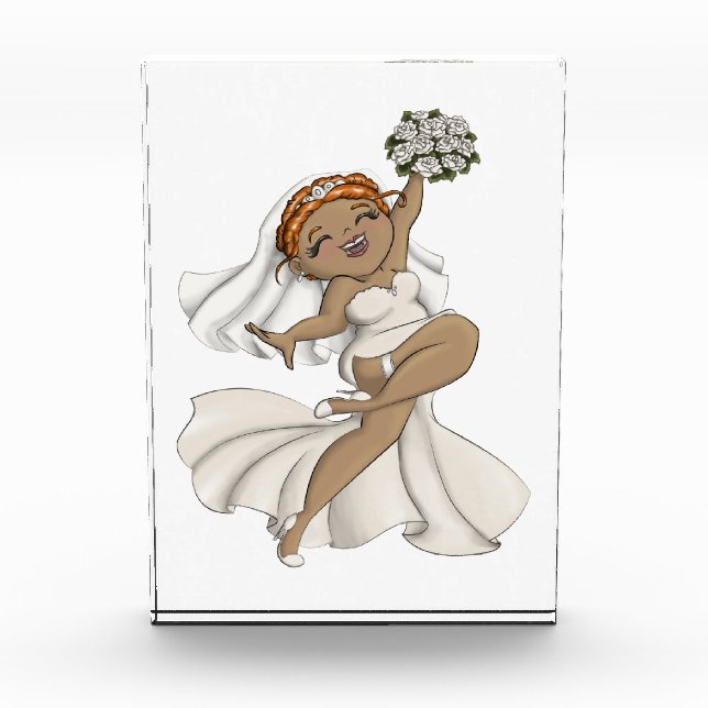 Happy Bride 03 Fotoblock (Vorderseite)