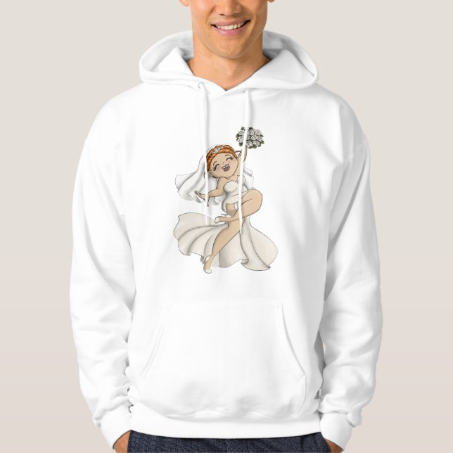 Happy Bride 03 Hoodie (Vorderseite)