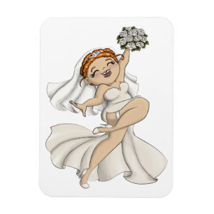 Happy Bride 03 Magnet