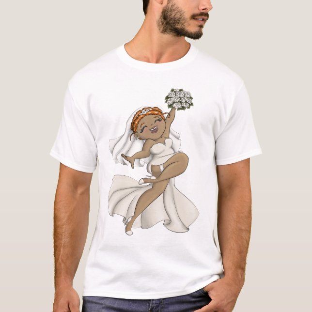 Happy Bride 03 T-Shirt (Vorderseite)
