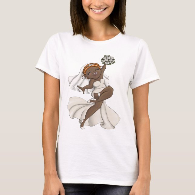 Happy Bride 03 T-Shirt (Vorderseite)