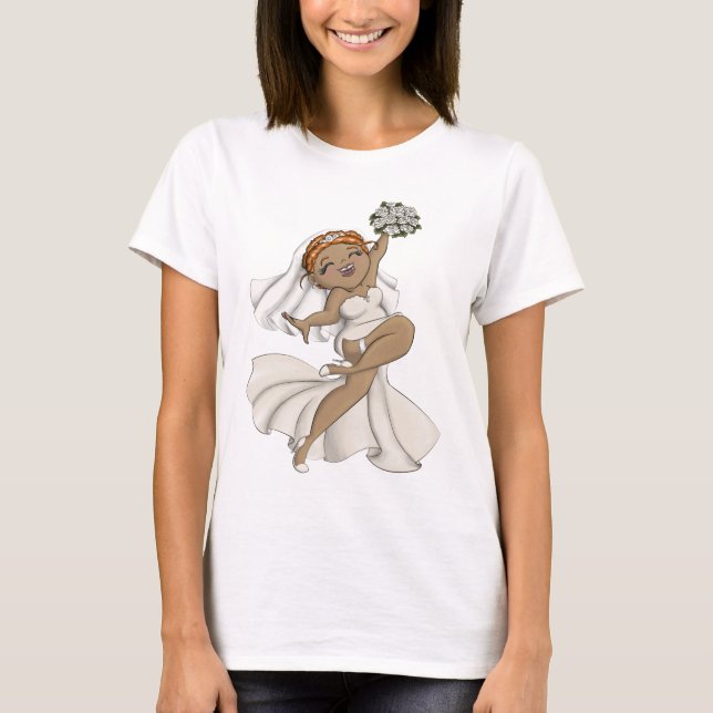 Happy Bride 03 T-Shirt (Vorderseite)