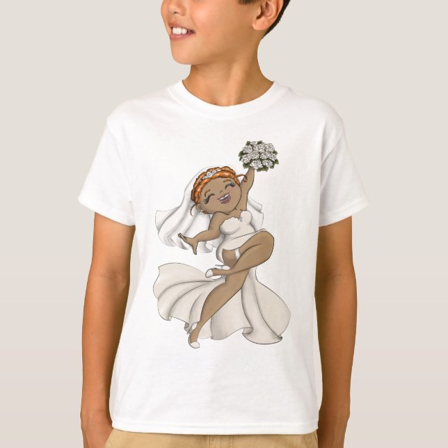 Happy Bride 03 T-Shirt (Vorderseite)