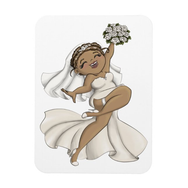 Happy Bride 09 Magnet (Vertikal)