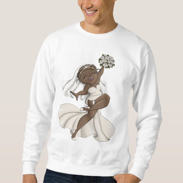 Happy Bride 09 Sweatshirt (Vorderseite)