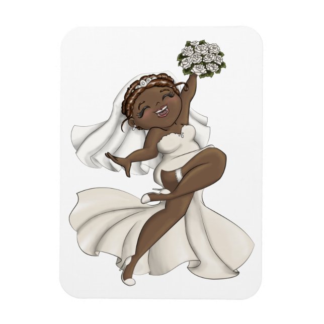 Happy Bride 10 Magnet (Vertikal)