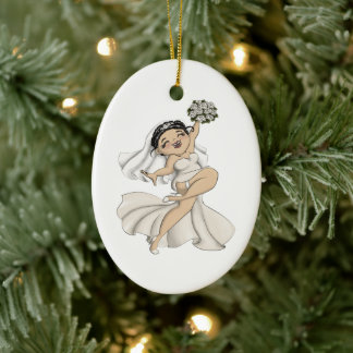 Happy Bride 11 Keramik Ornament