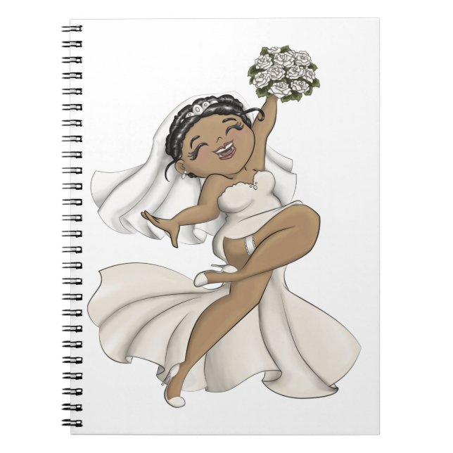 Happy Bride 11 Notizblock (Vorderseite)