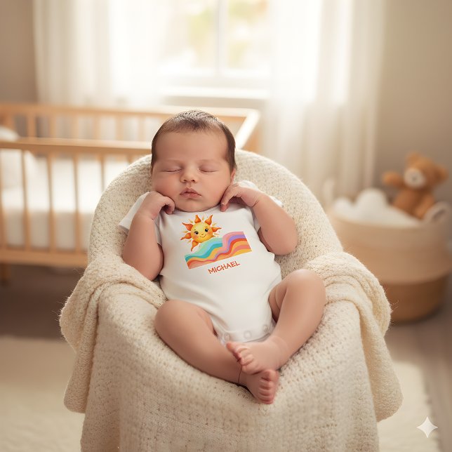 Happy Bright Summer  Baby Strampler (Von Creator hochgeladen)