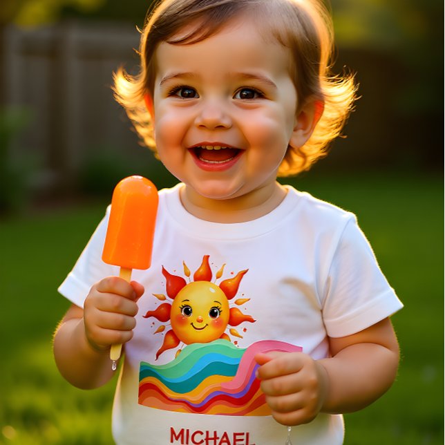 Happy Bright Sunshine Summer Baby T-shirt (Von Creator hochgeladen)