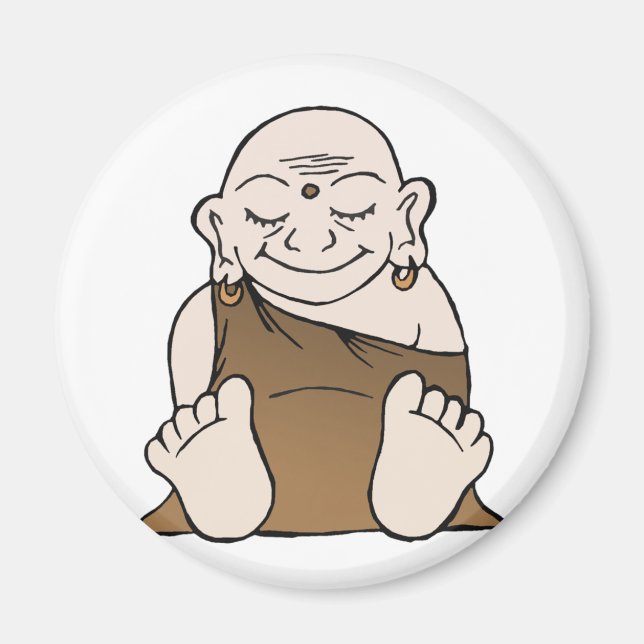 Happy Buddha Magnet (Vorne)