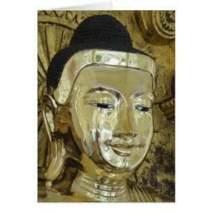 Happy Buddha Meditation Gebet Augen offen