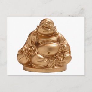 Happy Buddha Postkarte