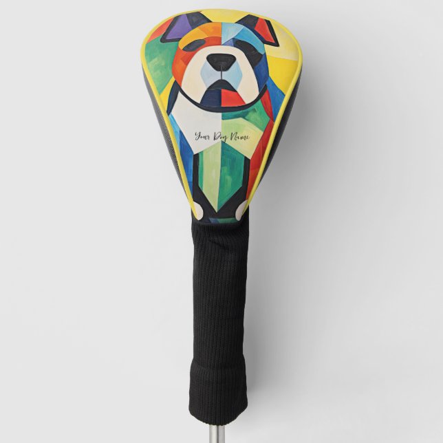 Happy Bulldog 02 - Kaori Golf Headcover (Vorderseite)