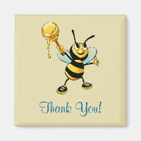 Happy Bumble Bee mit einem Schott Honey Vielen Dan