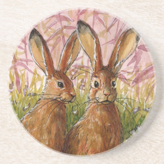 Happy Bunnies design by Schukina A072 Getränkeuntersetzer