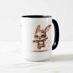Happy Bunny Combo Tasse, 15 oz Tasse