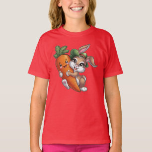 Happy Bunny mit einer riesigen Karotte T-Shirt