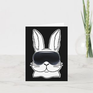 Happy Bunny mit Vr Gles Metaver Ostertag Vater Ga Karte