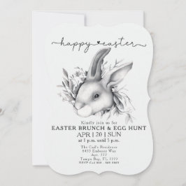 Happy Bunny Oaster Brunch & Egg Hunt Einladung