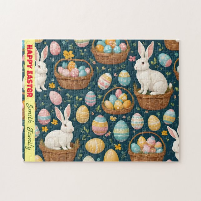 Happy Bunny Oaster Moderne Sammlung Puzzle (Horizontal)