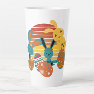 Happy Bunny, Ostereier, Niedlich Milchtasse