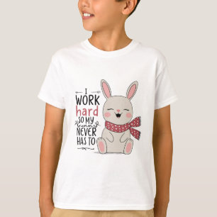 Happy Bunny T - Shirt - Niedlicher Minimalistische