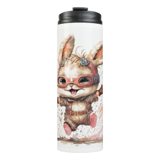 Happy Bunny Thermal Tumbler Thermosbecher (Vorderseite)