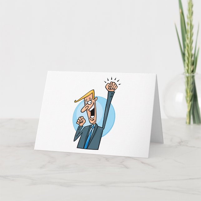 Happy Business man Karte (Von Creator hochgeladen)