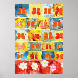 Happy Butterflies Tanzen Poster