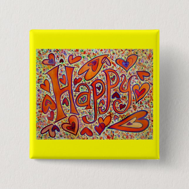 Happy Button (Vorderseite)