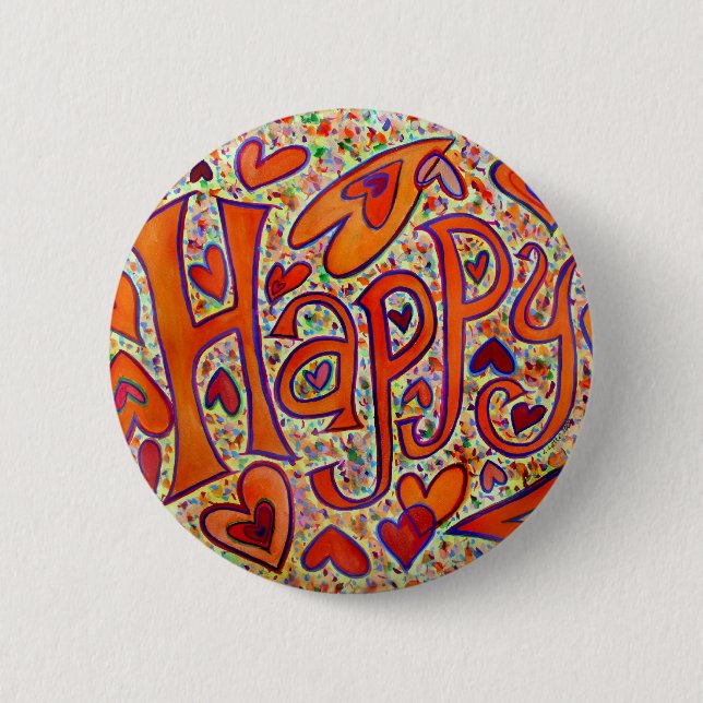 Happy Button (Vorderseite)