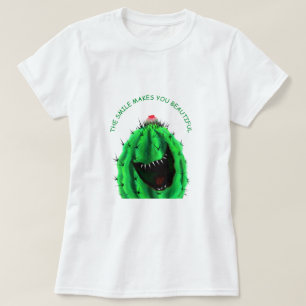 Happy Cactus Funny T - Shirt - Benutzerdefinierter