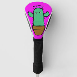 Happy Cactus Golf Head Cover Design Golf Headcover