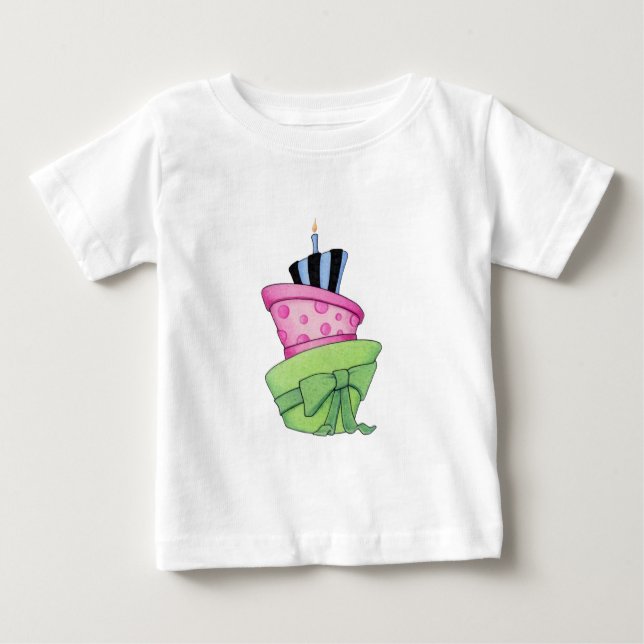 Happy Cake Säugling T - Shirt (Vorderseite)